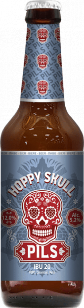 Светлое пиво Hoppy Skull Pils 0.45 л