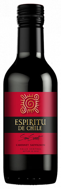 Вино Espiritu de Chile Cabernet Sauvignon SemiSweet 0.187 л