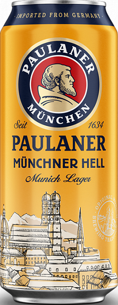 Светлое пиво Paulaner Original Munchner Hell 0.5 л