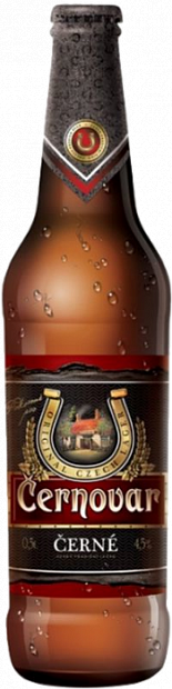 Тёмное пиво Cernovar Cerne в стеклянной бутылке 0.5 л