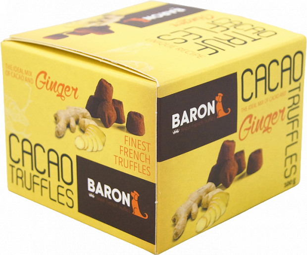 Трюфель BARON французский со вкусом имбиря, 100г