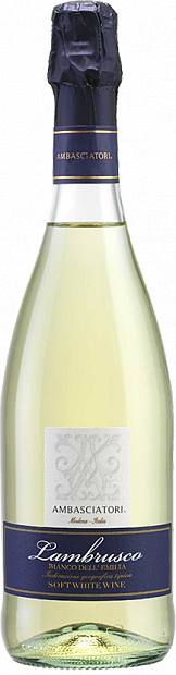 Игристое вино Ambasciatori Lambrusco белое полусладкое 0.75 л