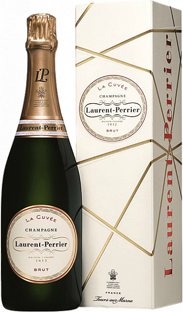 Шампанское Laurent-Perrier, белое брют выдержанное, в подарочной упаковке 0.75 л